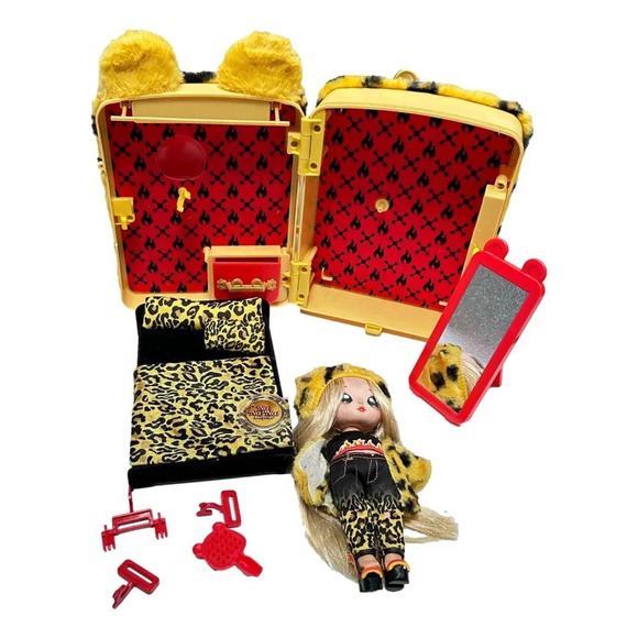 Na Na Na Surprise With Jennel Jaguar Doll Playset 3-in-1 Backpack Bedroom - Picture 2 of 11
